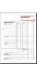 sigel Formularbuch "Kassenbericht/Bestandsrechnung", A5