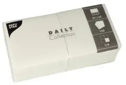 PAPSTAR Serviette cocktail, 240 x 240 mm, 2 couches, blanc