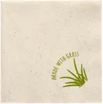 PAPSTAR Serviette coktail, 240 x 240 mm, naturel
