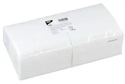 PAPSTAR Serviettes Bistro, 330 x 330 mm, 2 couches, blanc