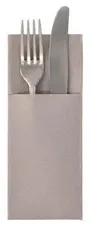 PAPSTAR Serviette pochette "ROYAL Collection", gris