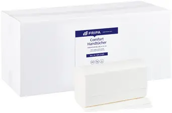 Fripa Essuie-mains COMFORT, 203 x 320 mm, pli-W, extra blanc