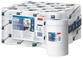 TORK Reflex Rouleau nettoyant multi-usage, 67 m, blanc