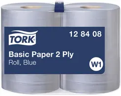 TORK Rouleau nettoyant multi-usage, 2 couches, 340 m, bleu