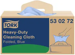 TORK Chiffon de nettoyage tout usage, 415 x 355 mm, bleu