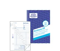 AVERY Zweckform Formularbuch "Rechnung", A6, 2 x 50 Blatt