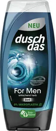 duschdas Gel douche & shampoing pour homme 3en1, 225 ml
