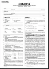 sigel Vordruck "Mietvertrag", A4, 6-seitig