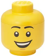 LEGO Mini-boîte en forme de tête STORAGE HEAD HAPPY BOY