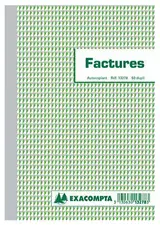 EXACOMPTA Manifold "Factures", 210 x 148 mm, dupli