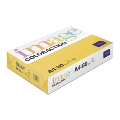 Papier Couleur Hawai/Jaune Intense A4 80 g/m² Image Coloraction