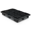 Palette plastique Noire 800 mm x 1200 mm