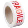 Ruban adhésif Polypropylène imprimé Fragile rouge 50mm x 100 m