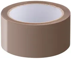 LogiLink Ruban adhésif d'emballage, 48 mm x 66 m, PP, marron