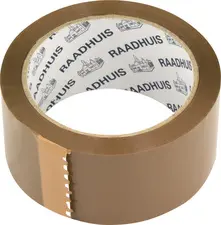 RAADHUIS Ruban adhésif d'emballage, 48 mm x 66 m, marron
