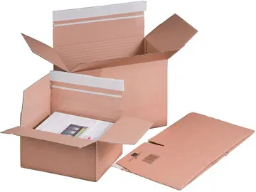 smartboxpro Carton à fond automatique, A4, SK, marron