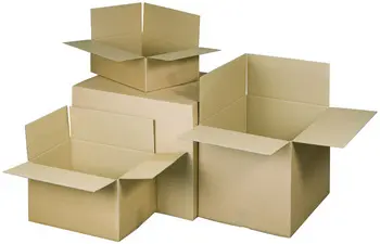 RAADHUIS Carton ondulé à plier, (L)430 x (P)305 x (H)250 mm