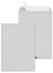 MAILmedia Pochette d'expédition C4, recyclé gris, sans