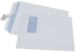 GPV Pochettes d'expédition ECO, C4, avec fenêtre, blanc