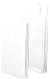 MAILmedia Pochette d'expédition B4 à soufflets, blanc