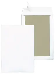 MAILmedia Pochette d'expédition B5 avec dos en carton, blanc