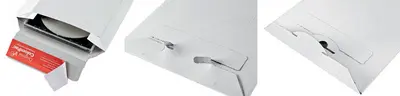ColomPac Pochette d'expédition, en carton rigide B4, blanc