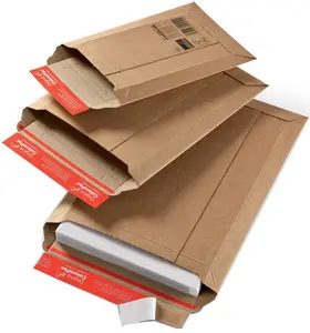 ColomPac Pochette d'expédition, en carton ondulé, A3, marron