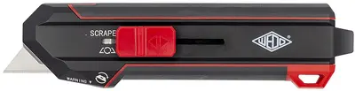 WEDO Couteau & grattoir 2 en 1 Premium, lame: 19 mm