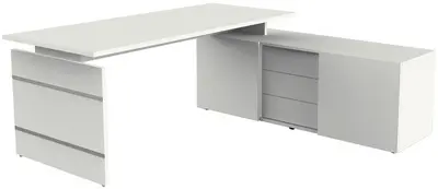 kerkmann Bureau complet Form 4/AVETO, blanc