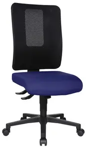 Topstar Chaise de bureau pivotante "Open X (N)", bleu / noir