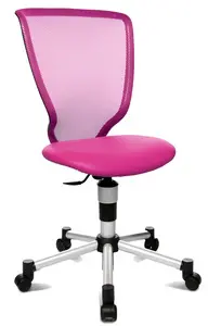 Topstar Siège de bureau pour enfant "TITAN JUNIOR", rose/