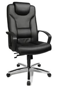 Topstar Fauteuil de direction "Comfort Point 50",chrome/noir