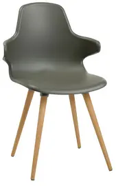 Topstar Chaise visiteur "T 2020", gris foncé / hêtre