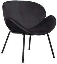 PAPERFLOW Fauteuil visiteur SMILE, anthracite