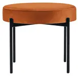 PAPERFLOW Banc GAIA, rond, habillage tissu, rouille