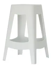 PAPERFLOW Tabouret BELLINI, set de 2, hauteur: 685 mm, blanc