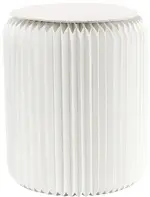 PAPERFLOW Tabouret pliable Flexistool, (H)420 mm, blanc