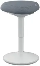 LEITZ Tabouret "assis" Ergo actif, assise confort,gris clair
