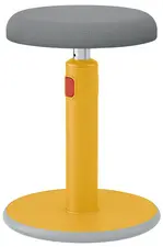 LEITZ Tabouret assis-debout Ergo Cosy Active, jaune