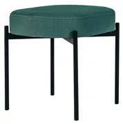 PAPERFLOW Banc oval GAIA, taille S, habillage tissu, vert