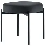 PAPERFLOW Banc oval GAIA, taille S, habillage velours