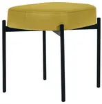 PAPERFLOW Banc oval GAIA, taille S, habillage similicuir
