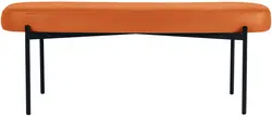 PAPERFLOW Banc oval GAIA, taille L, habillage similicuir