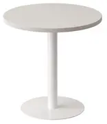 PAPERFLOW Table d'appoint easyDesk, diamètre: 800 mm, blanc