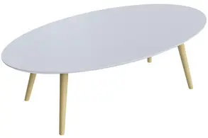 PAPERFLOW Table d'appoint MEET, (L)1.150 x (P)600 mm, blanc