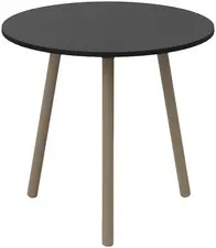 PAPERFLOW Table de bistrot PALOMBA, (L)800 x (P)800 mm, noir