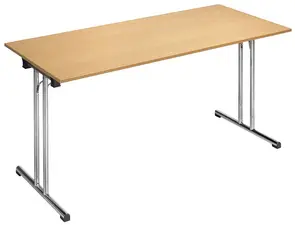 SODEMATUB Table pliante Chromeline1 "TPCH167H",rectangulaire