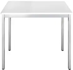 SODEMATUB Table universelle 76RGA, 700 x 600, gris clair/alu