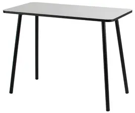PAPERFLOW Bureau HOPM1, (L)1.000 mm, noir/blanc
