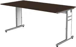 kerkmann Bureau Form 4, (L)1.800 mm, wengé